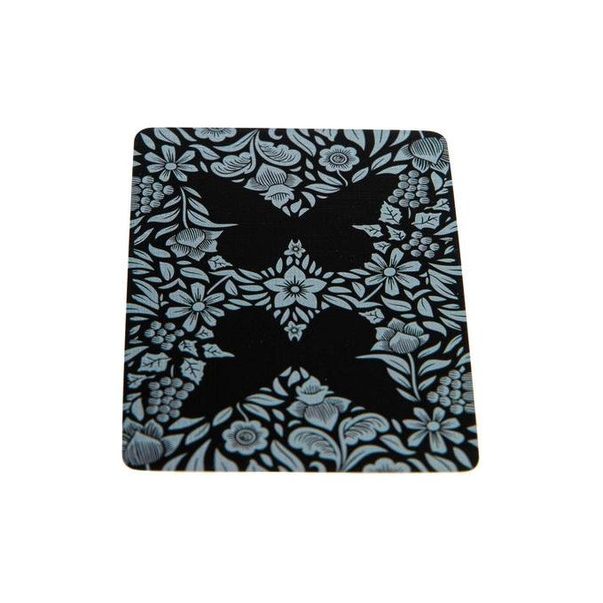 Black and Silver Butterfly Playing Cards Marked by Ondrej Psenicka 